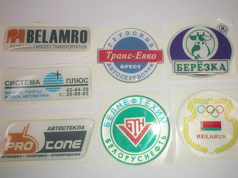 Обьемные наклейки 1